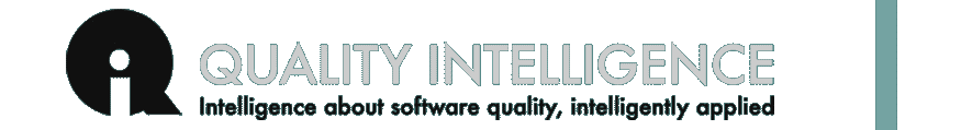 Quality Intelligence - Intelligence about software quality, intelligently applied